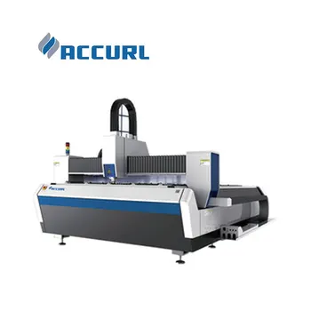 ACCURL Vroče prodaje 1000W 2000W 3000W fiber laser rezalni stroj z cnc krmilni sistem za razrez pločevine