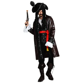 Luksuzni Pirat Noša Imitacije Halloween Party Cosplay Pirat Oblačila, Modno Obleko Gor Deluxe Pirate Kostumi