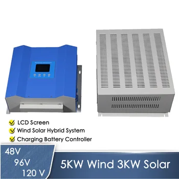 3000W 5000W Veter 2000W Solar Hybrid Povečanje Booster Krmilnik Z Izpisa Obremenitev 48v 96v 120v Za Vetrne In Sončne Kazenski