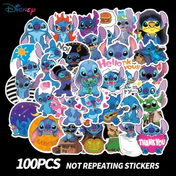 Disney 100 kozarcev/Paket Srčkan Risanka Šiv Nalepke Nepremočljiva Skateboard Prtljage Kitara Laptop Smešno Grafiti Nalepka Otrok Igrače