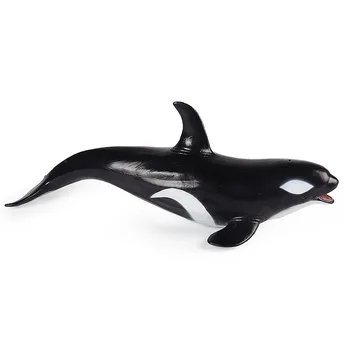 Simulacija mehke gume kraljica orka ocean statične plastičnega kita model igrača za otroke kognitivne zgodnje izobraževanje morski pes igrača
