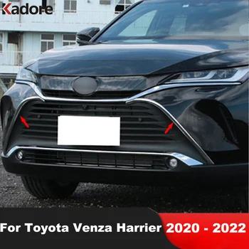 Za Toyota Venza Lunj 2020 2021 2022 Chrome Sprednja Maska Žari Kritje Trim Modeliranje Okrasimo Trakovi, Oprema Avto Styling 2pcs