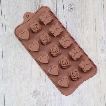 Novo Čokolado Plesni Silikonski Food Grade Non-stick Torto Peko Design Sladkarije Plesni SILICIJ 3D Plesni Kuhinjski Pripomoček DIY