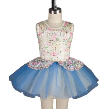 18435 Stretch Čipke Steznik Balet Tutu Dekle Stopnji Uspešnosti Baletni Kostumi, Ples, Balet Tutu obrabe Ples tutu
