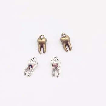 visoka kakovost 20 kos zlitine zob fit DIY ročno ogrlico, zapestnico, uhane čare Nakit, Izdelava