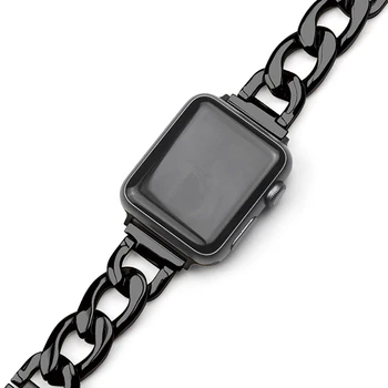 Kavboj Veriga Trak za Zapestje Watchband za apple watch band 44 mm Iwatch serije 5 4 3 2 pribor 38 MM 40 42MM pasu Zanke Zapestnica