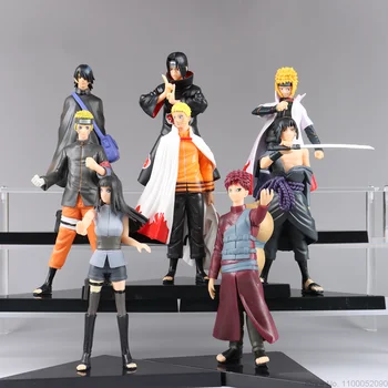 Bandai 10 Stilov Naruto Slika 16 cm Sasuke Gaara Didala Hyūga Hinata Uchiha Itachi Akcijska Figura Model, Okraski, Igrače