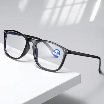 Klasičnih Kvadratnih Gradient Anti-Modra Svetloba Očala Ženske Moški Optični Računalnik Očal Okvir Pregleden Spektakel Oči Obrabe