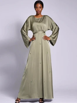 Haljo Africaine Femme Afriške Dolgo Maxi Obleke Za Ženske Dashiki Trdna Obleke Maroški Tam Kaftan Dubaj Muslimanskih Moda Abaya