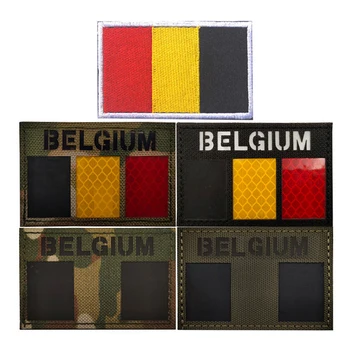 Belgija Državi Zastave, Obliži Značke Emblem IR Ir Odbojni Vojaške 8*5 cm Kavljem in Zanke Taktično Nacionalne države Članice