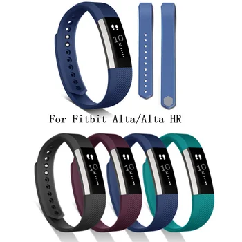 Visoka Kakovost Mehki Silikonski Trak za Fitbit Alta HR Band Manšeta za Fitbit Alta HR Trak Zapestnico Watch Zamenjava Dodatki