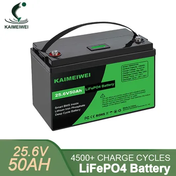 LiFePO4 Baterije 24V 100AH 50AH Litij-Železo Fosfat Baterija za ponovno Polnjenje Vgrajene v BMS za EV RV Čolni Motorni Viličar