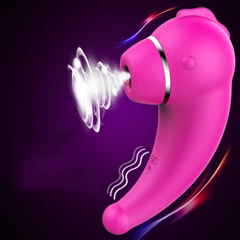Silikonski Vakuumske Lizanje Vibrator Sex Igrače Vagine, Klitoris Stimulator Vibrating Dildo Oralni Seks, Samozadovoljevanje Sesanje Nastavek Za Ženske