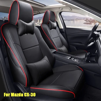 Moda Styling Po Meri Fit Avtomobilskih Sedežnih Prevlek Za Mazda Cx-30 2020 Umetno Usnje Vezene Avto Notranje Avtomobilske Opreme