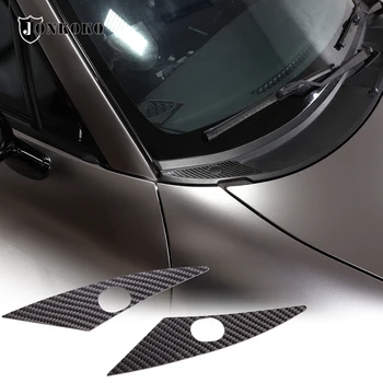 Za Mazda MX-5 2009-2014 Ogljikovih Vlaken Prednji Pokrov, Plastični Plošči Nalepke Avto Zunanja Sprememba Dodatki