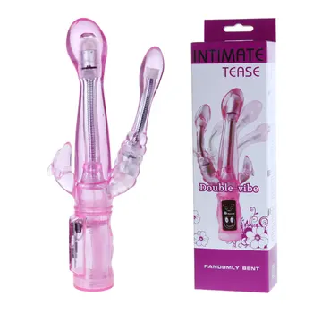 Sex Igrače 6 Hitrost Upogljivi Dvojno Penetracijo Rabbit Vibrator Vaginalne In Analne Klitoris Stimulator G Spot Vibrator,Sex Izdelki