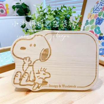 18 * 15 * 2 cm Snoopy Lesene Doma Sekljanje Sadja Odbor Hrane, zaradi Česar Dekorativne Plošče Risanka Kawaii Anime Plišastih Igrač za Dekle Darilo