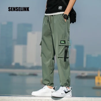 Moška Oblačila 2021 Nove Modne Hlače Joggers blagovne Znamke Tovora Hlače Classic korejski Hip Hop Multi Žep Ulične Hlače M-5XL
