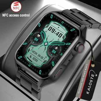 2022 Nove NFC Smartwatch Ženske HD Zaslon, Vedno Na Zaslonu Bluetooth Klic Pametno Gledati Moške IP68 Vodotesen Šport Fitnes Watch+Box