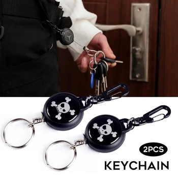 Prenosni Elastična Zložljive Keychain Večnamenski Durable obesek za ključe, za opasač Denarnice Nahrbtnik Dekor d88