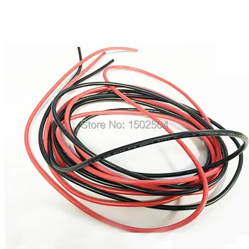 16 AWG Merilnik Silikonski Žice kabel Fleksibilni Nasedli Baker Cables1M black 1M rdeč za RC