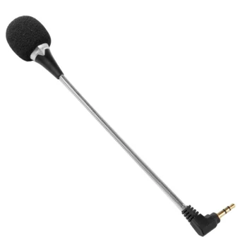 Prenosni 3,5-mm Mini vtičnica Mic Prilagodljiv Mikrofon za prostoročno telefoniranje Kabel Mikrofona za Zvok Mikrofon za Prenosni RAČUNALNIK Lound Zvočnik