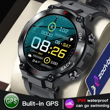 GPS Pametno Gledati Moške Šport Fitnes Zapestnica Dolgo Pripravljenosti Health Monitor Ure Ženske IP68 Vodotesen Smartwatch Za Xiaomi 2022