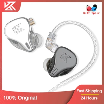 Najnovejši KZ DQ6 3DD Dinamični pogonski Enoti V Uho Slušalke HiFi Glasbeni Športne Slušalke Z 2PIN posrebrene Kabel KZ EDX ZSN PRO ZSX