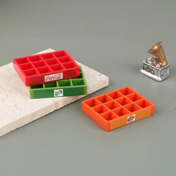 1PCS 1:12 Lutke Miniaturni Simulacije Soda Piti Mleko Pladenj Model DIY Oprema Igrače