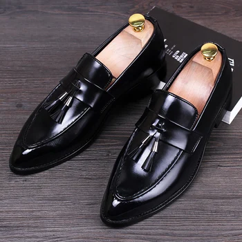 moški priložnostne poslovnih urad formalno obleko mehko usnje, rese čevlji slip-on vožnjo čevelj dihanje poletje loafers zapatos hombre