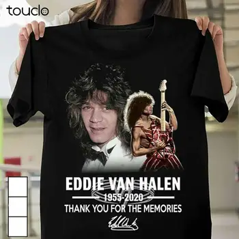 Eddie Van Halen kitara RIP 1955 do leta 2020 podpis hvala za spomine majica