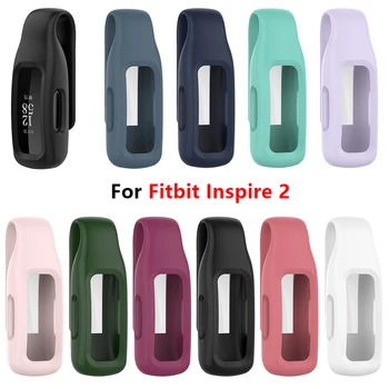 Posnetek Primeru Združljiv z Fitbit Navdih 2 Fitnes Tracker, Mehki Silikonski Nadomestno Opremo Posnetek za Fitbit Navdih 2