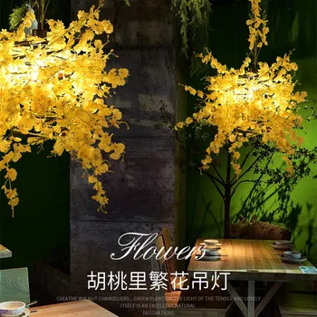 Tema trgovina Fanhua bar, salon luster dekoracijo moda temo restavracija, kavarna rastlin razsvetljavo