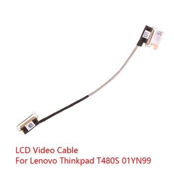 1 RAČUNALNIK Lenovo Thinkpad T480S Video Kabel Zaslona na Dotik LCD LED Žice Skladu Fotoaparat Skladu 01YN994